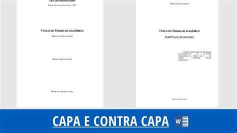 Como Fazer Capa De Trabalho Em Folha De Papel Almaço Atividades De