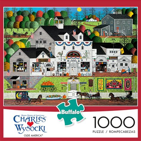 Buffalo Games Charles Wysocki Olde America 1000 Piece Jigsaw