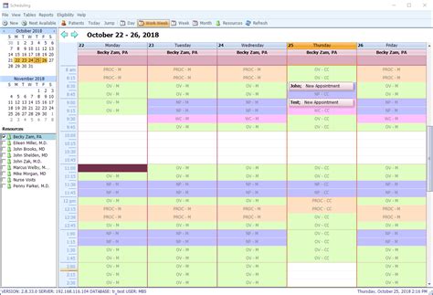 Scheduling Calendar Views Chartlogic Help Center