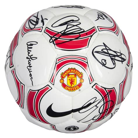 Lot Detail 2004 2005 Manchester United 1st Team Signed Football