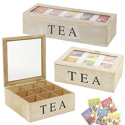 Here's the simple diy tea organizer that'll work for any kind of of tea bag! 5 6 or 9 Compartments Wooden Tea Box Hinged Lid Tea Bag Storage Box Kitchen Home in Home ...