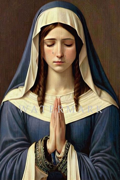 Our Lady Of Sorrows The Most Blessed Virgin Mary Custom Etsy En 2023 Imagen De Cristo Arte