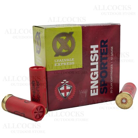 Express 12 Gauge English Sporter Shotgun Cartridges 28gr 9 Shot