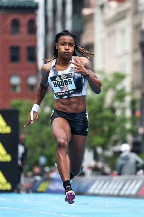 aleia hobbs world champion   relay   fitness routine diet