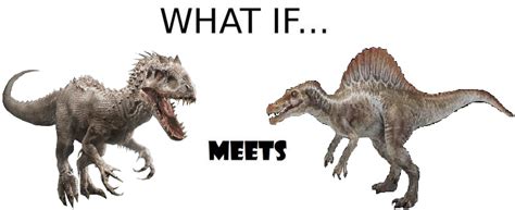 Indominus Rex Vs Spinosaurus Drawing