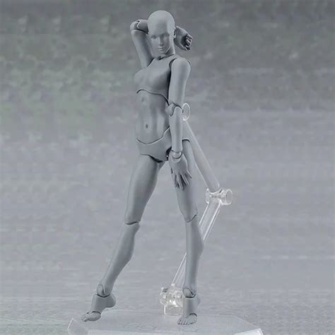 Cheapest Cm Figma Archetype He She Pvc Action Figure Human Body Joints Male Female Nude