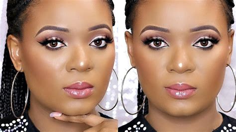 Full Glam Neutral Makeup Tutorial For Dark Skin Women Of Color