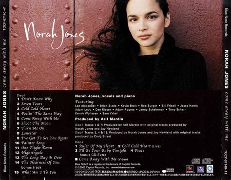 Norah Jones Come Away With Me 2002 Japanese Limited Edition Avaxhome