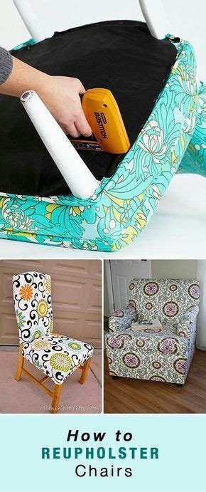 Learn How To Reupholster A Chair In An Quick Easy And Inexpensive Way