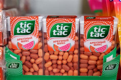 Tyumen Russia March Tic Tac Are Manufactured By Italian