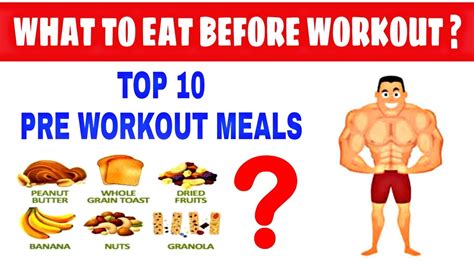 What To Eat Before Gym 10 Best Pre Workout Food Youtube