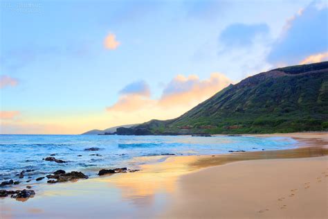 Sunset At Sandy Beach Honolulu Oahu Hawaii Sandy Beach Flickr