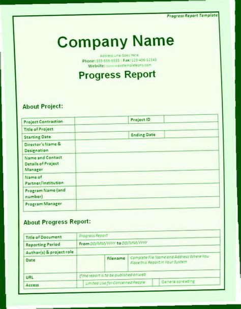 Business Report Template Free Letter Templates
