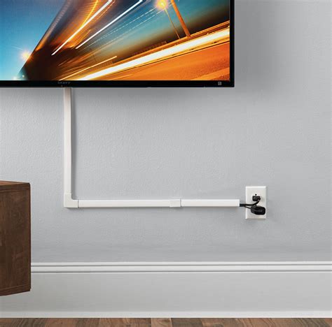 Hide Electrical Cords On Wall How To Hide Your Tv Wires Without