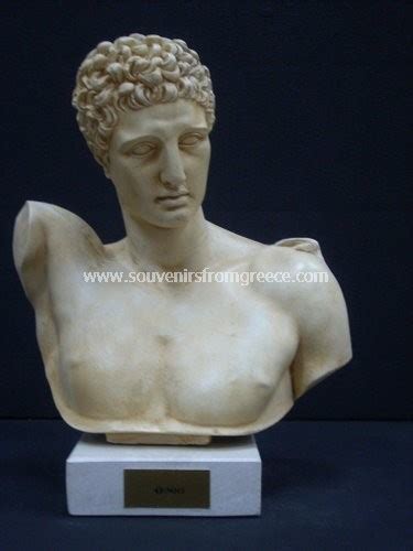 Hermes Of Praxiteles Greek Plaster Bust Statue Greek Busts Sculptures