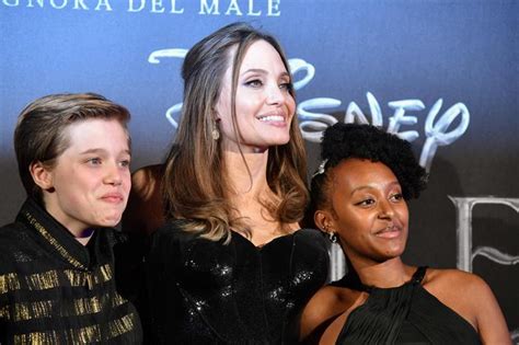 Angelina Jolie Z Shiloh I Zaharą Na Premierze Czarownicy 2 W Rzymie A Gdzie Reszta Dzieci