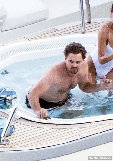 Leonardo DiCaprio Caught Relaxing Shirtless On A Yacht Dude Porno