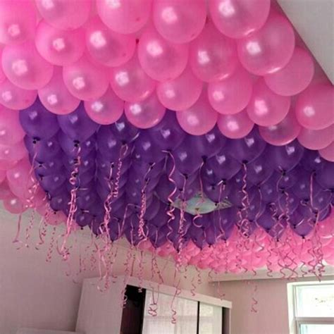 You can decorate with ease and. 10inch 1.2g pearl pink purple latex balloons 30pcs helium ...