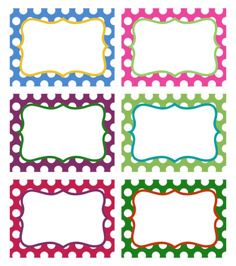 Printable Editable Labels Personalize With Custom Fonts Colors And