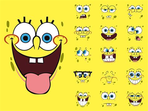 Excited Spongebob Face