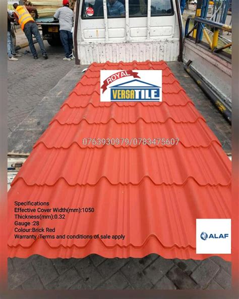 Royal Versatile 28g Tile Red Smooth Roof Kupatana