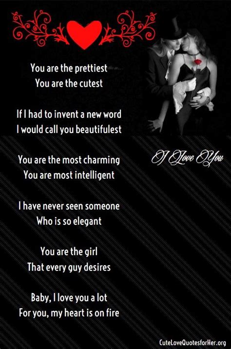 You Are Beautiful Love Poem For Her Love Quotes For Girlfriend Love