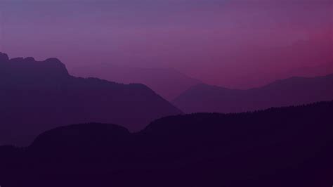 Download Wallpaper 1366x768 Mountains Twilight Landscape Dark