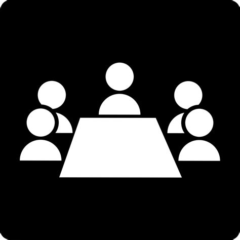If it's shared enough, uninvited people could zoombomb your personal zoom calls by using the said id. Meeting Svg Png Icon Free Download (#244367 ...