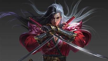 Samurai Warrior Fantasy 4k Katana Sword Eyes