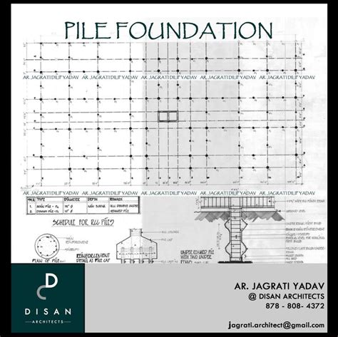 Pile Foundation Foundation Detailed Drawings Save