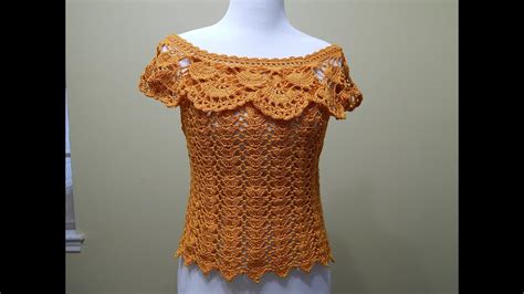 Blusa Crochet Para Verano 1 De 2 Youtube