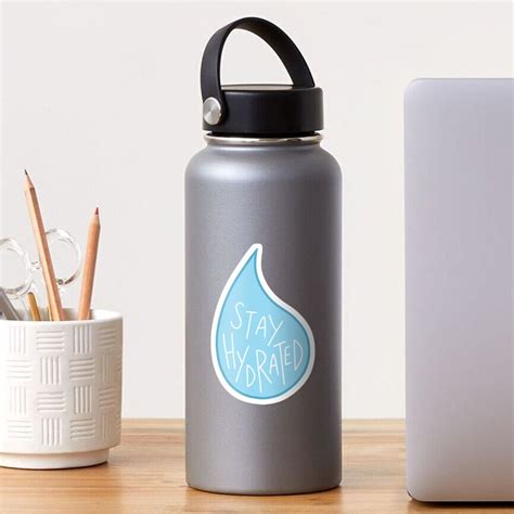 Stay Hydrated Sticker For Sale By Jess Ji Redbubble