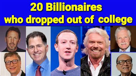 20 Billionaires Who Dropped Out Of College Billionaires Who Dropped