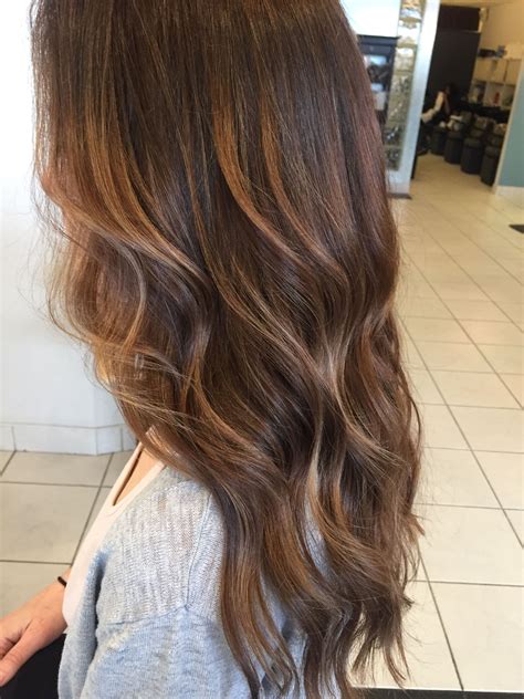 Subtle Highlights Brown Balayage Brown Hair With Highlights Hair