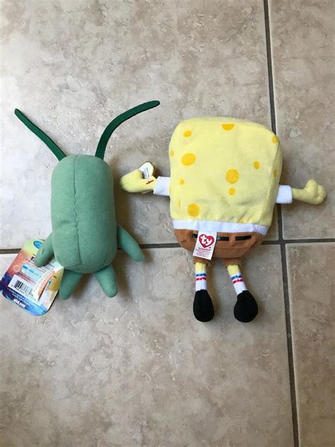 Spongebob Squarepants Plankton Plush Lot With Tags 2023129895