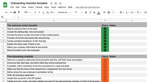 Free Onboarding Checklist Template Excel Free Printable Templates