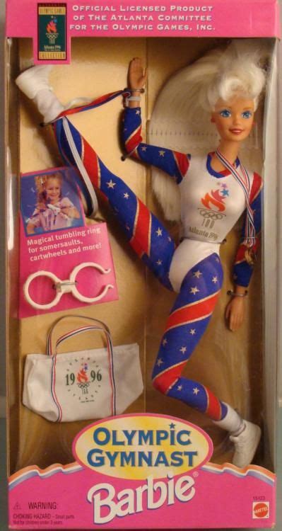 Olympic Gymnast Barbie Doll 1996 Atlanta Games Doll Mib