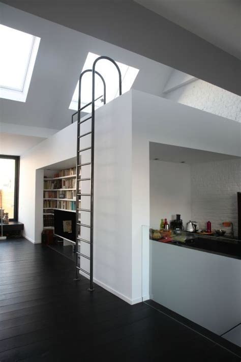 creative  space efficient attic ladders shelterness
