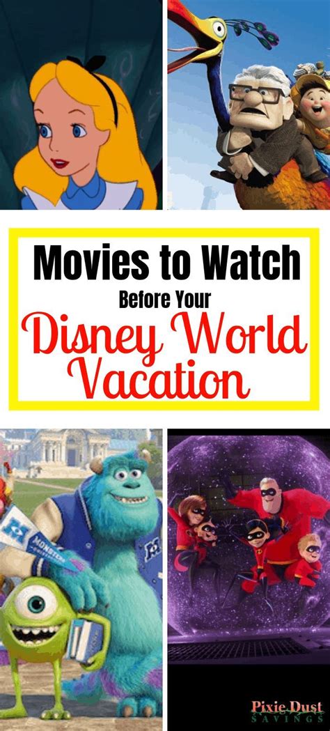 Movies To Watch Before Your Disney World Vacation