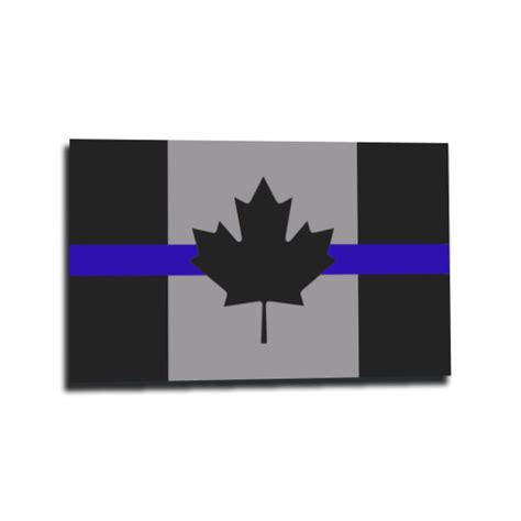 Canada Thin Blue Line Sticker Thin Blue Line Usa