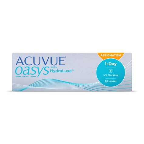 Acuvue Oasys Day For Astigmatism With Hydraluxe Technology