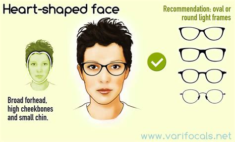 Glasses Frames For A Heart Shaped Face Female