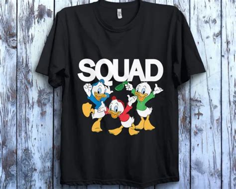 Disney Donald Duck Squad Huey Dewey And Louie Unisex T Shirt Kid Tee