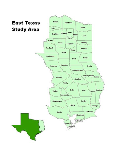 East Texas Map With Cities Alaine Leonelle