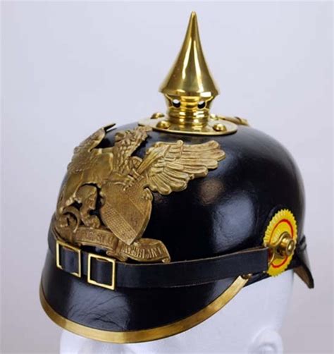 Baden Pickelhaube Spiked Helmet From Hessen Antique