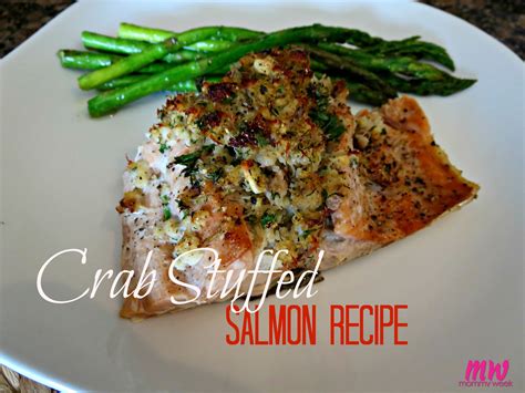 If you think this baked stuffed salmon seems more like something you'd make in culinary so trust me, you don't need a culinary degree to make this crab stuffed salmon recipe at home. Crab Stuffed Salmon Recipe - Mommy Week™ | Recipe | Crab ...