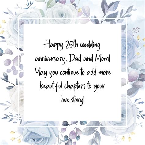 Silver Jubilee 25th Wedding Anniversary Wishes And Messages