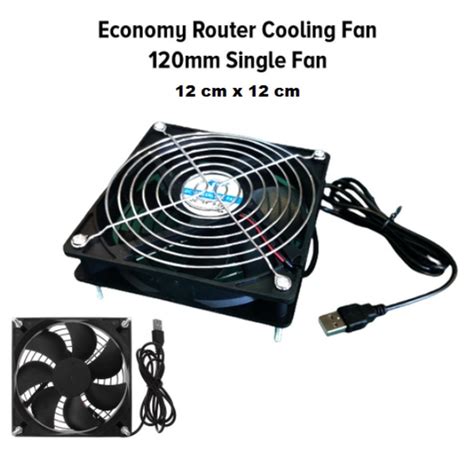 12cm X 12cm Single Cooling Fan External Cooler Stand For Router Modem