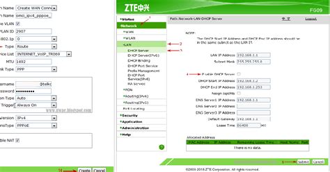 The majority of zte routers have a default username of admin, a default password of admin, and the default ip address of 192.168.1. Cara Setting Modem ZTE F609 Di Koneksi Indihome - Japung