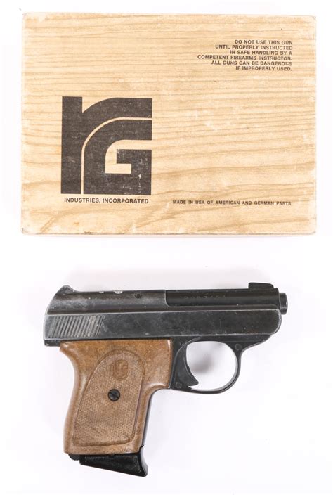 Sold Price Rg Industries Rg25 Pistol 25 Acp November 6 0120 900